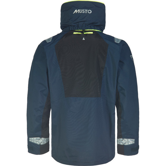 2024 Musto Hombres BR2 Conjunto Combinado De Chaqueta Offshore Y Saloneta - Navy / Amarillo